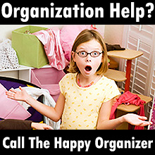Professional Personal Organizer and Small Business Bookkeeper for Palm Beach County, especially the Jupiter and Abacoa areas: The Happy Organizer, Stefani DeRosa, 561-371-2658