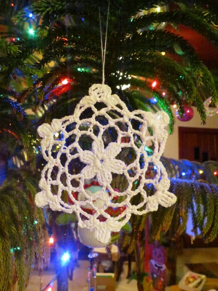 Joe's crocheted ornament